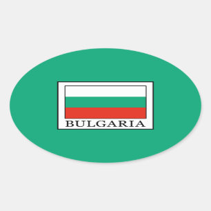 Bulgaria Oval Sticker