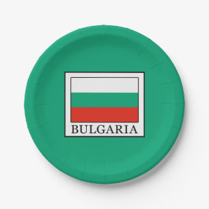 Bulgaria Paper Plate