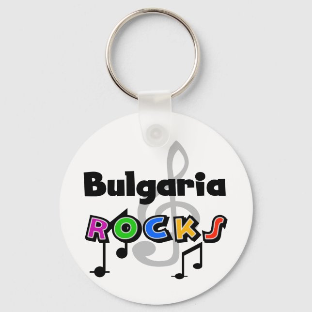 Bulgaria Rocks Key Ring (Front)