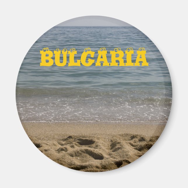 Bulgaria sea beach magnet (Front)