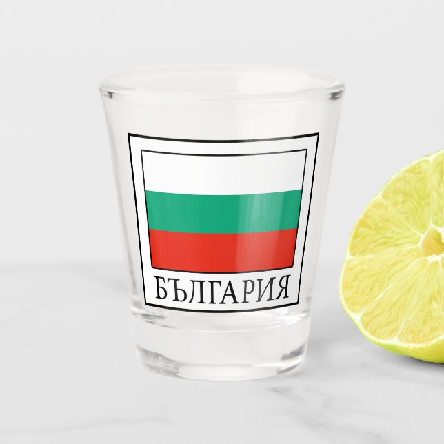 Bulgaria Shot Glass (Front)