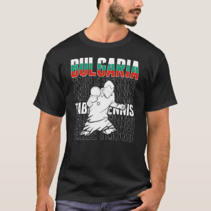 Bulgaria Table Tennis  Support Bulgarian Ping Pong T-Shirt
