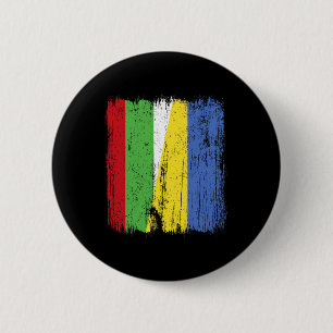 Bulgaria Ukraine Half Flag Bulgarian Ukrainian Her 6 Cm Round Badge