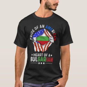 Bulgarian American America Pride Foreign Bulgaria T-Shirt