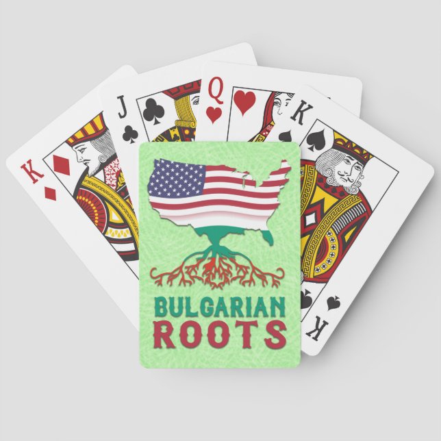 Bulgarian American Roots Playing Cards (Back)
