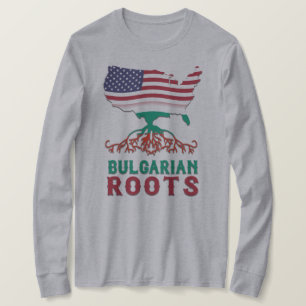 Bulgarian American Roots  T-Shirt