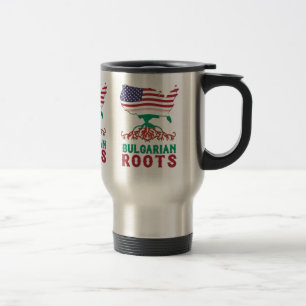 Bulgarian American Roots Travel Mug