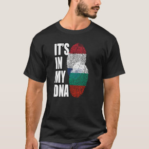 Bulgarian And Dutch Mix DNA Flag Heritage T-Shirt