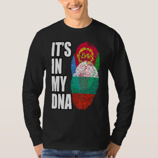 Bulgarian And Eritrean Mix DNA Flag Heritage T-Shirt