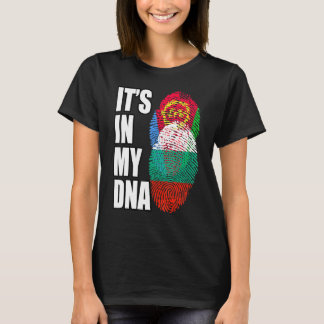 Bulgarian And Eritrean Mix DNA Flag Heritage T-Shirt