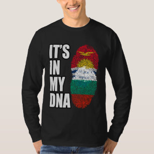 Bulgarian And Kiribati Mix DNA Heritage Flag T-Shirt