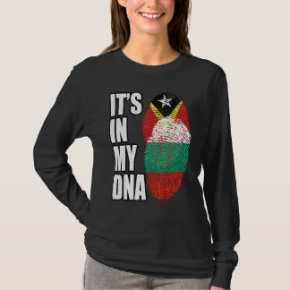 Bulgarian And Timorese Mix DNA Flag Heritage T-Shirt