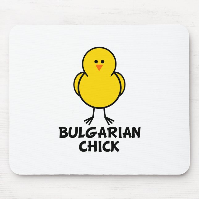 Bulgarian Chick Mouse Mat (Front)
