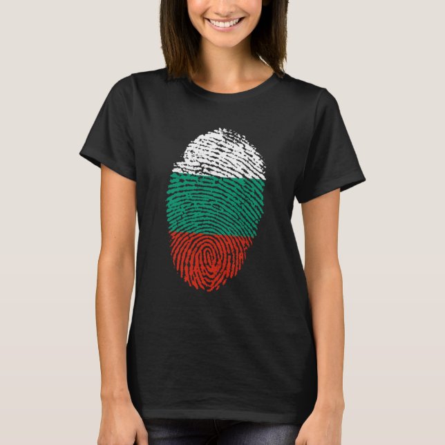 Bulgarian DNA Love Patriotic T-Shirt (Front)