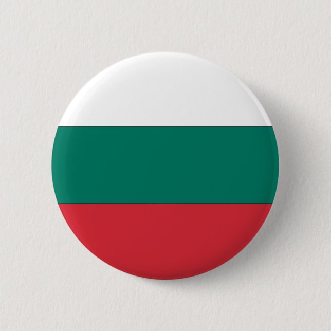 Bulgarian Flag 6 Cm Round Badge (Front)