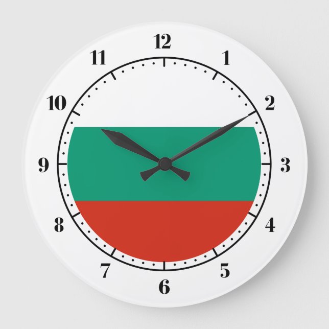 Bulgarian flag clocks (Front)
