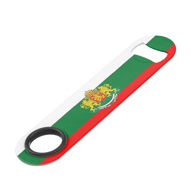 Bulgarian flag-coat of arms (Front Angled)