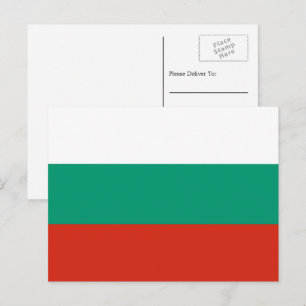 Bulgarian Flag, Flag of Bulgaria Postcard