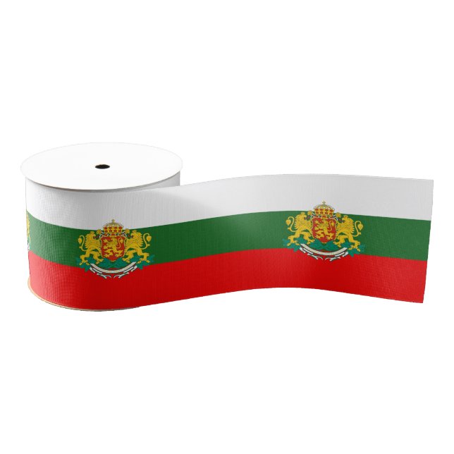 Bulgarian flag grosgrain ribbon (Spool)