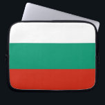 Bulgarian Flag Laptop Sleeve<br><div class="desc">Add a touch of Bulgarian pride to your tech accessories with our exclusive laptop sleeve featuring the flag of Bulgaria! Crafted with meticulous attention to detail, this laptop sleeve is not just a protective item; it’s a celebration of Bulgaria’s rich heritage and cultural pride. The striking design prominently displays the...</div>