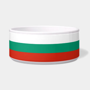 Bulgarian Flag Pet Bowl