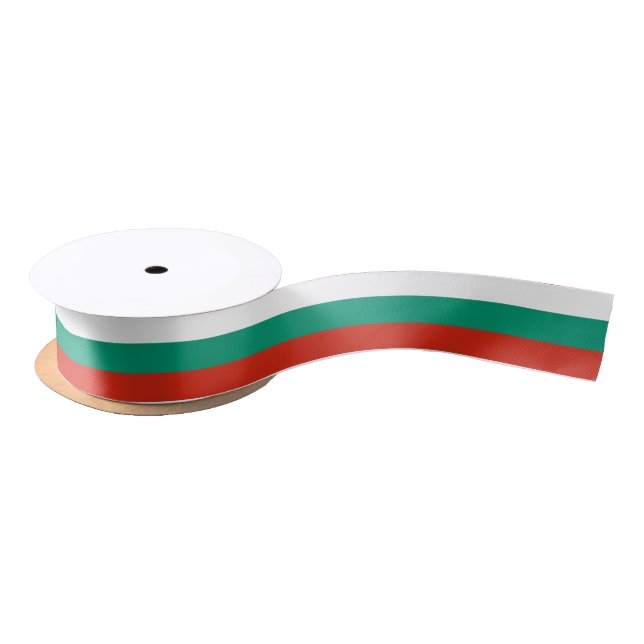 Bulgarian flag ribbon satin ribbon (Spool)