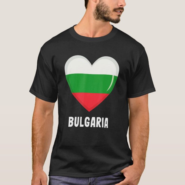 Bulgarian Flag T-Shirt (Front)