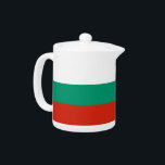 Bulgarian Flag Teapot<br><div class="desc">Add a touch of Bulgarian pride to your tea time with our exclusive teapot featuring the flag of Bulgaria! Crafted with meticulous attention to detail, this teapot is more than just a functional item; it’s a celebration of Bulgaria’s rich culture and heritage. The elegant design prominently displays the iconic Bulgarian...</div>