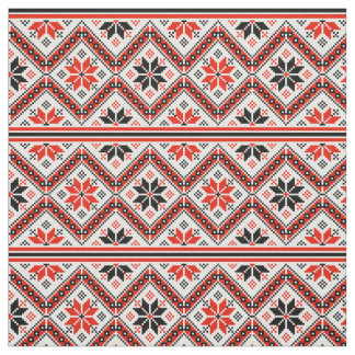 Bulgarian Flower Pattern Fabric