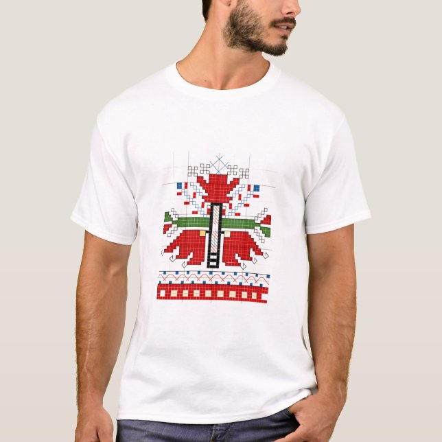 BULGARIAN FOLK MOTIF SAMOKOV T-Shirt (Front)