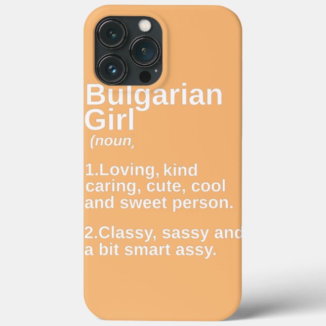 Bulgarian Girl Bulgaria Country Home Roots Womens Case-Mate iPhone Case (Back)