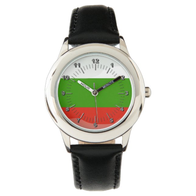 Bulgarian glossy flag watch (Front)