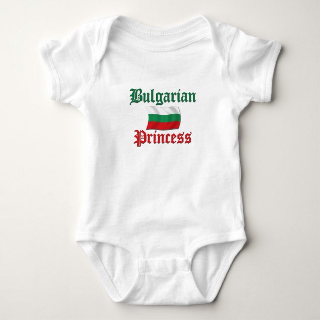 Bulgarian Princess Baby Bodysuit (Front)