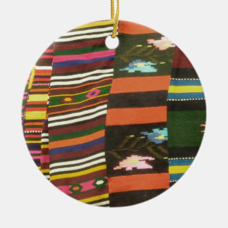 Bulgarian Rug/Cherga Ceramic Tree Decoration