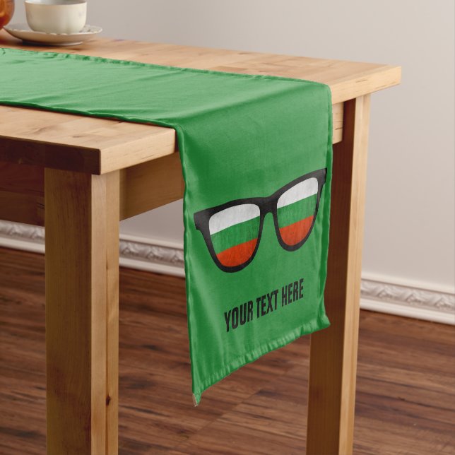 Bulgarian Shades custom table runners (In Situ)