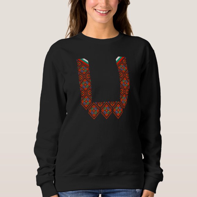 Bulgarian Shevitsa and Flag Sweatshirt (Front)
