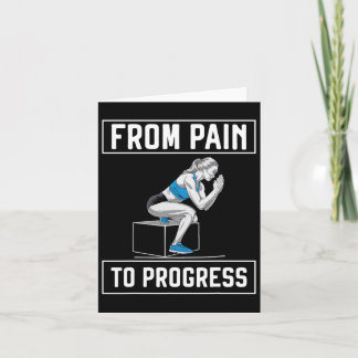 Bulgarian Squat Exercise Bodybuilding Fitness Work Card
