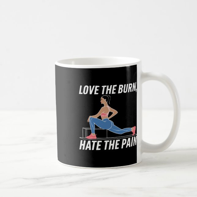 Bulgarian Squat Exercise Bodybuilding Fitness Work Coffee Mug (Right)