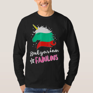 Bulgarian Unicorn Bulgaria Flag T-Shirt