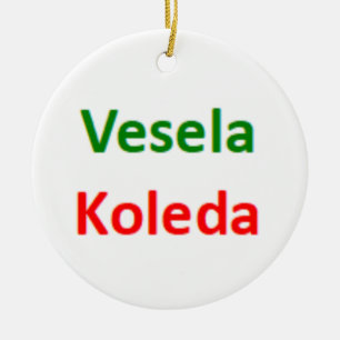 bulgarian vesela koleda ceramic tree decoration