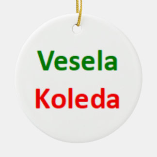 bulgarian vesela koleda ceramic tree decoration