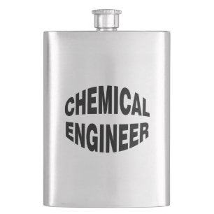 Bulging Chemical Engineer Hip Flask