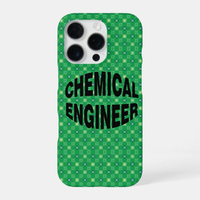 Bulging Chemical Engineer iPhone Case (Back)