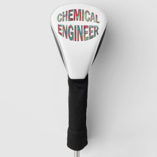 Bulging Chemical Engineer Text Golf Head Cover