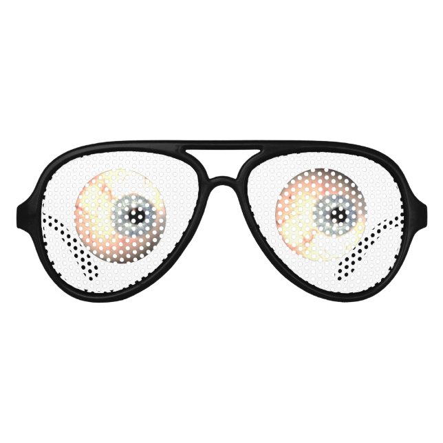 Bulging Eyes Party Glasses (Front)