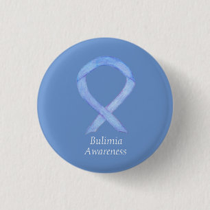 Bulimia Awareness Periwinkle Ribbon Custom Pins