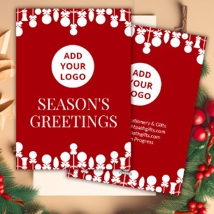 Bulk Business Holiday Card Logo Upload