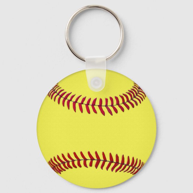 BULK Cheap Softball Gifts for Players Key Ring (Front)