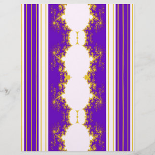 Bulk Christmas Fractal Purple Scrapbook Paper