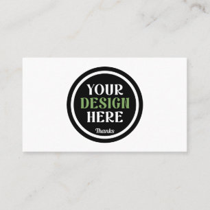 Bulk Custom Logo Company Employee Appreciation Business Card